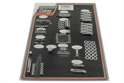 Chrome Stock Style Hardware Kit for Harley FL & FX 1981-1984